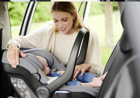 Babyschale der Firma "Uppababy"