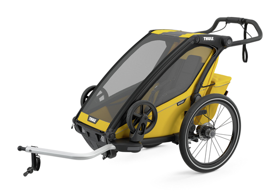 Aktion der Firma "THULE" des Modells "Chariot Sport 1"