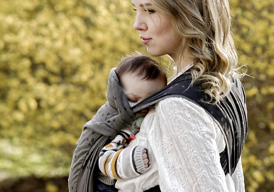 Babytrage der Firma "Manduca"