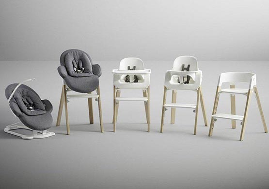 Hochstühle der Firma "Stokke"