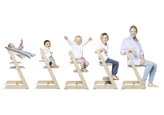 Hochstühle der Firma "Stokke"