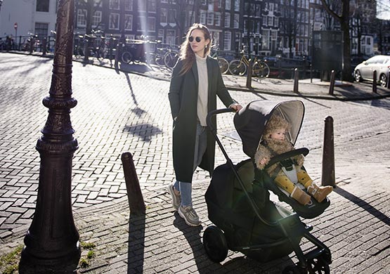 Geschwisterkindewagen der Firma Easywalker