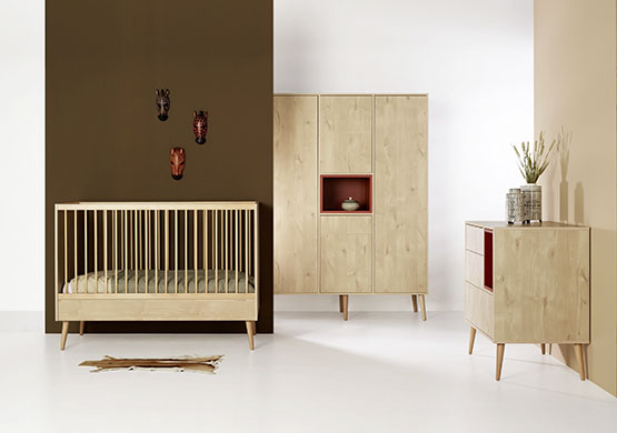 Kinderzimmer eingerichtet mit Möbeln der Firma Quax