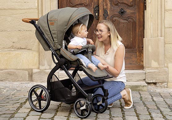 Kombikinderwagen der Firma Gesslein