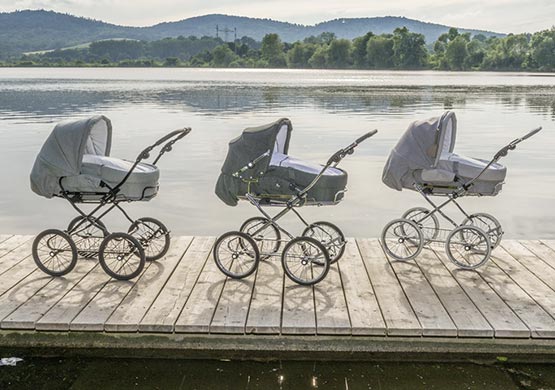 Kombikinderwagen der Firma Hesbra