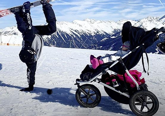 Kombikinderwagen der Firma "MountainBuggy"