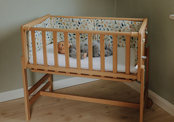 Produktbild: Beistellbett der Firma "geuther"